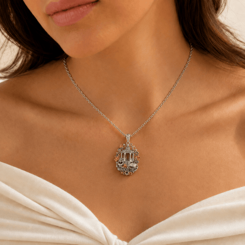 GMG Solid Gold Chain with Diamond Pendant HTTT