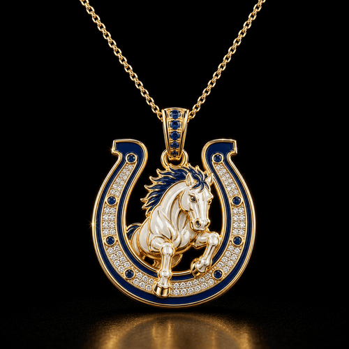 IDC Solid Gold Chain with Diamond Pendant TMH